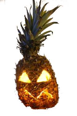 Carved pineapple